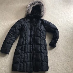 Eddie Bauer black down coat